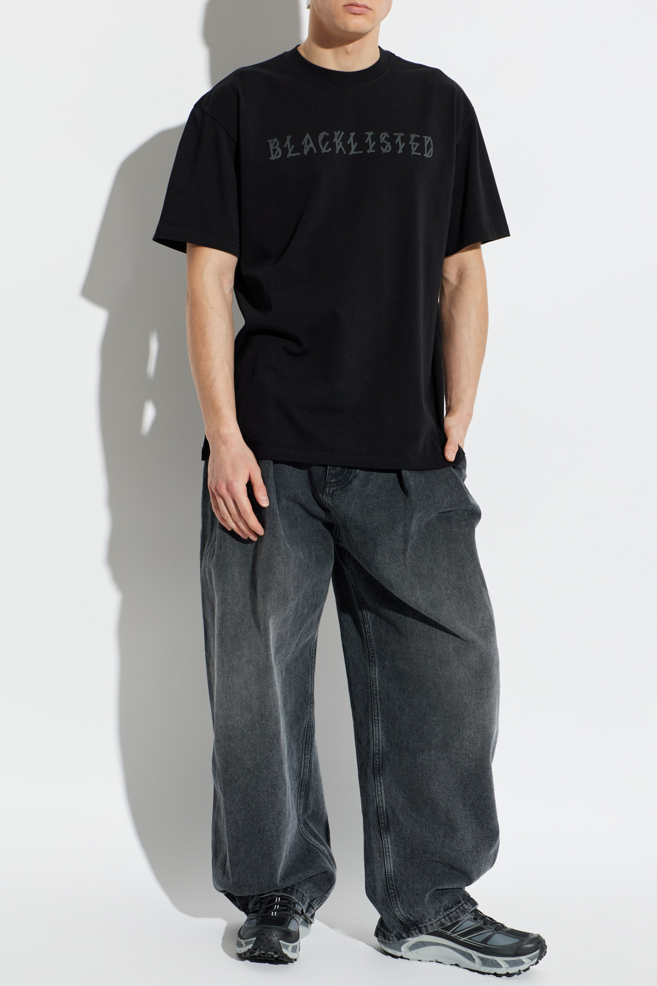 Black T-shirt with logo 44 Label Group - Vitkac France